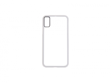 Sublimation iPhone X Cover (Rubber, White)