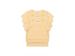 Camiseta Bebé Talla S (Amarillo,6-12M)