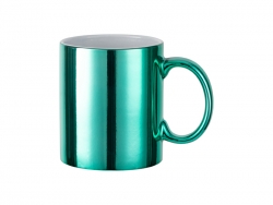 11oz Sublimation Blanks Green Plated Ceramic Mug