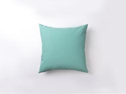 Engraving Leather Pillow Cover(Teal W/ Black, 40*40cm)